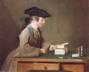 Jean Baptiste Simeon Chardin The House of Cards France oil painting artist